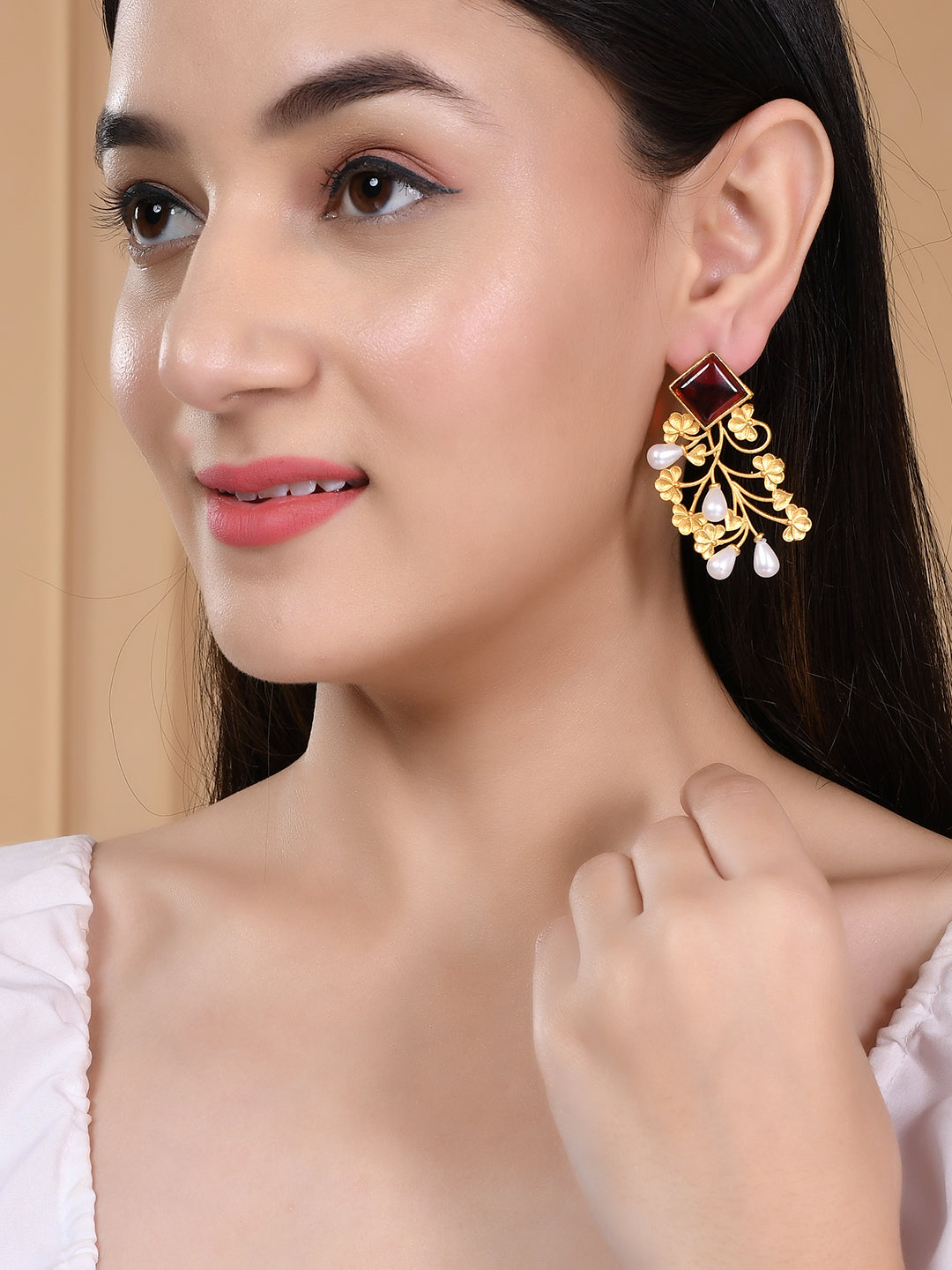 Gold Plated Drop and Dangle  Earring Women