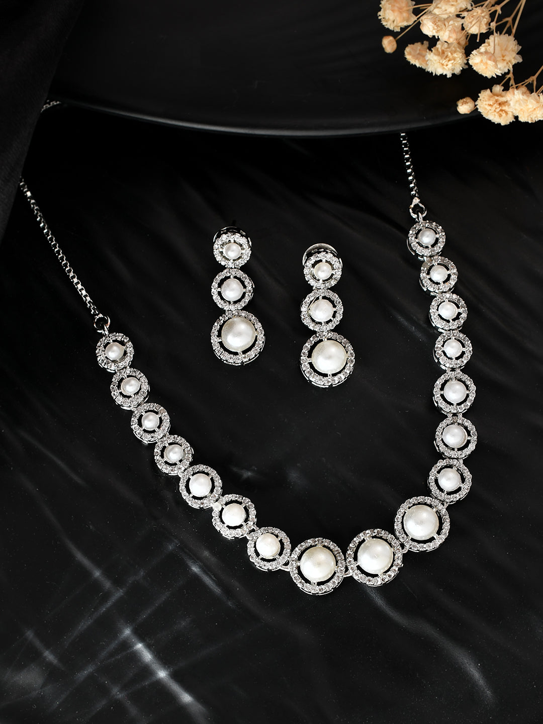 American Diamond Jewellery Set For Women/Girls