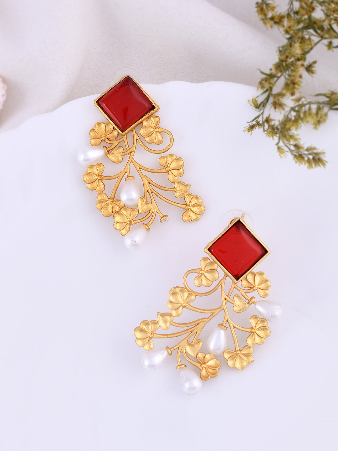 Gold Plated Drop and Dangle  Earring Women