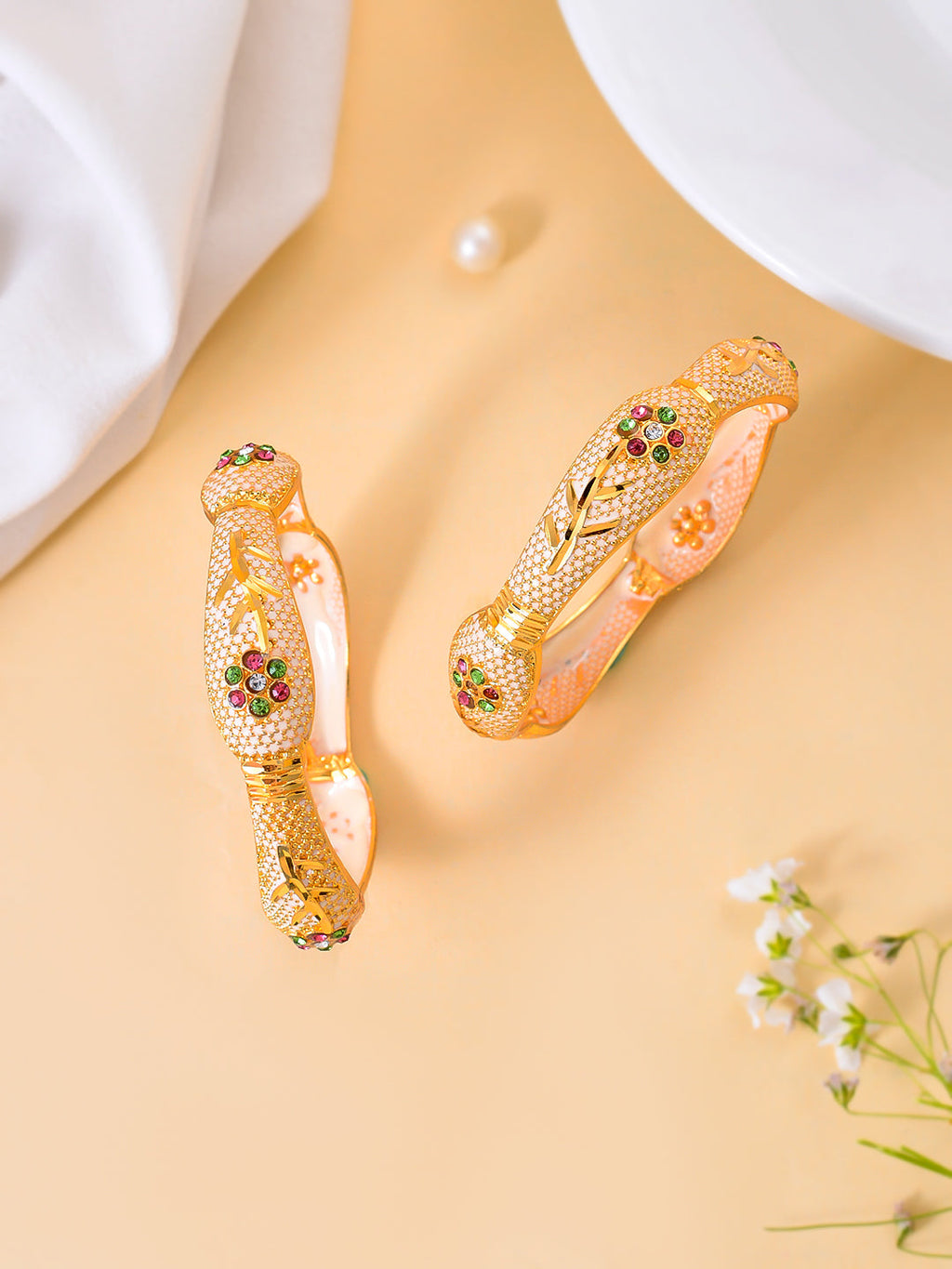 Stylish Gold-Plated Bangle For Women | Daily & Party Wear Jewellery