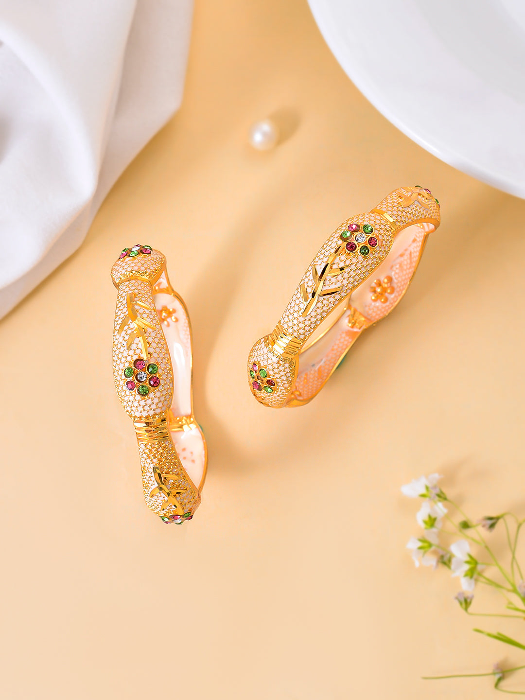 Stylish Gold-Plated Bangle For Women | Daily & Party Wear Jewellery