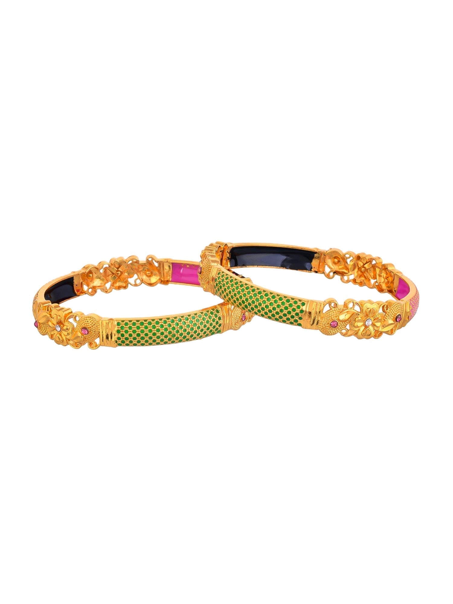 Gold-Plated Bangles For women | Traditional & Artificial Bangles