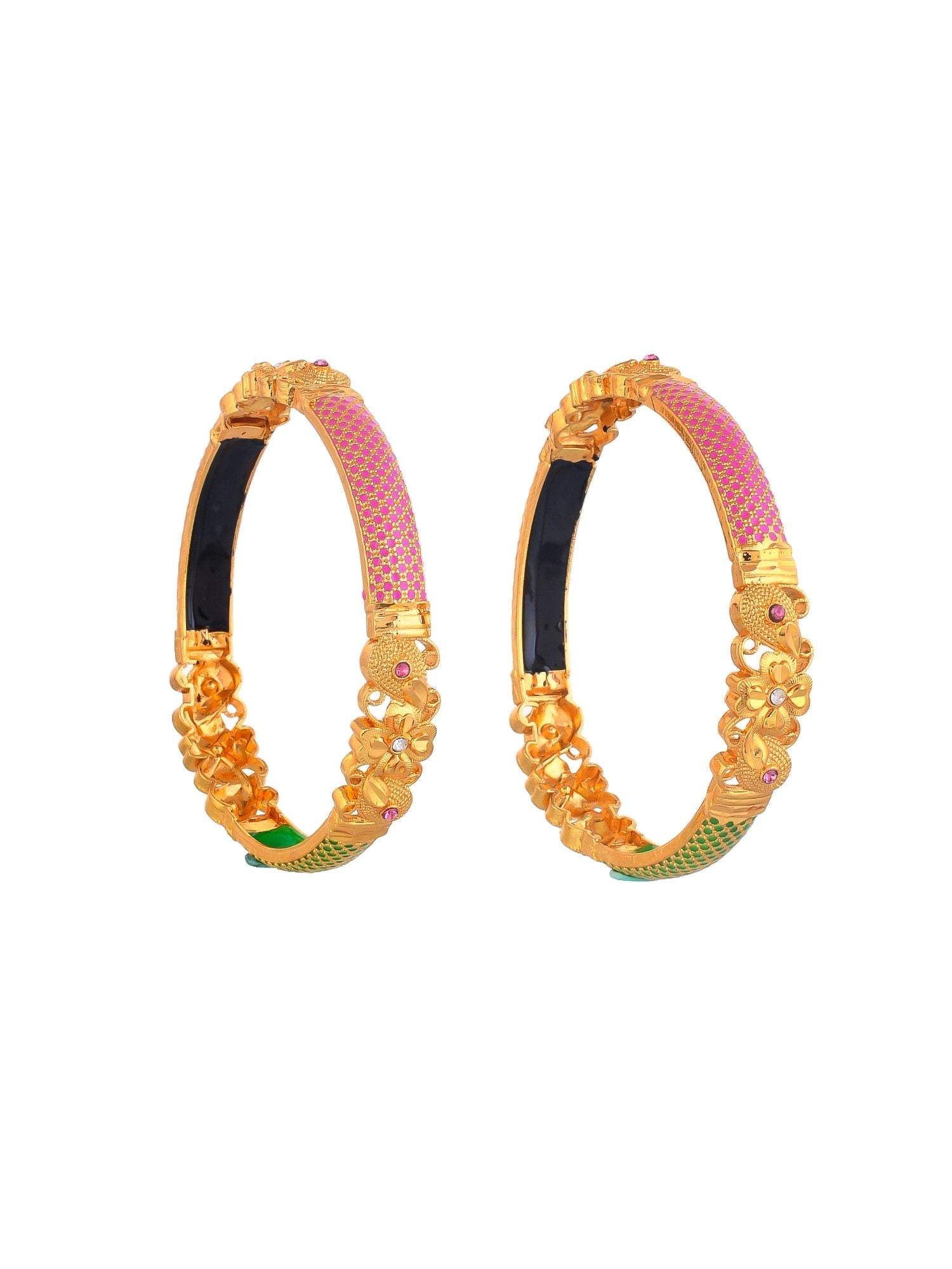 Gold-Plated Bangles For women | Traditional & Artificial Bangles