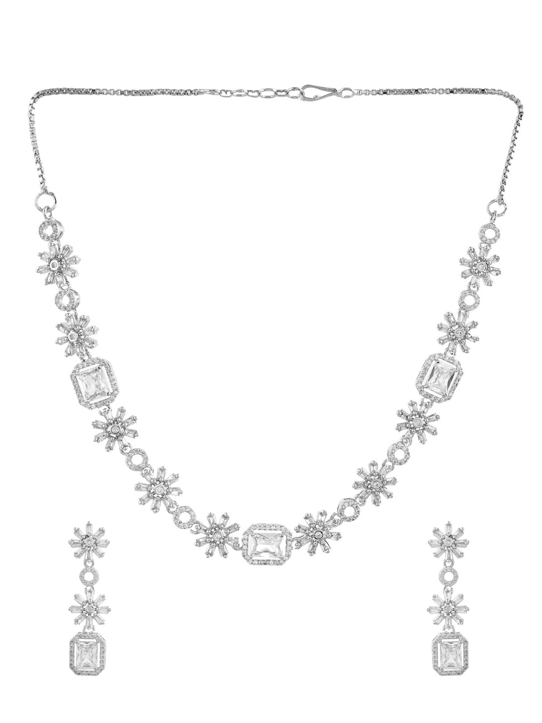 Beautiful American Diamond Classic AD Jewellery Set For Women | Ethnic Jewellery