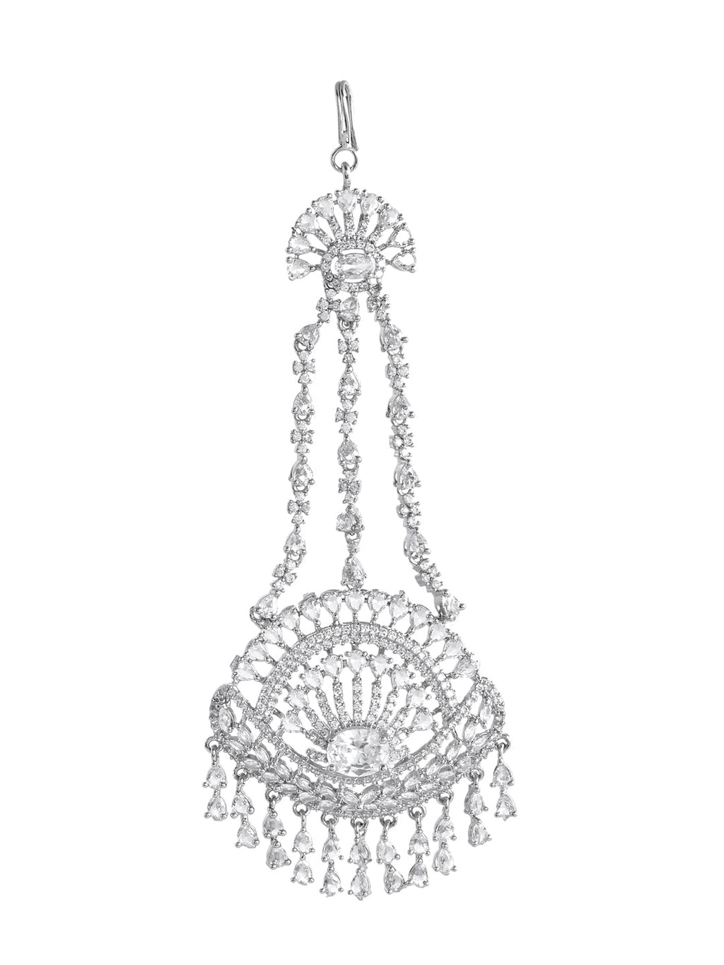 American Diamond Bridal Paasa Maangtika For Women | Party & Bridal Accessories