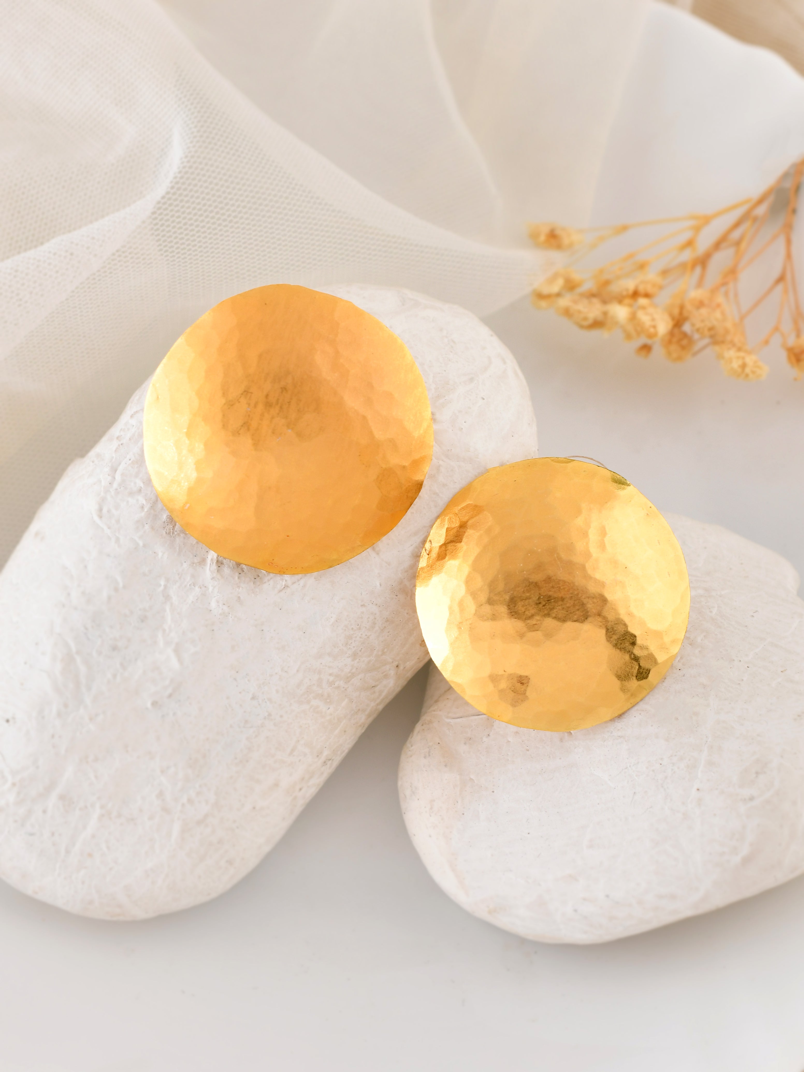 Gold Stud Traditional Earrings For Women