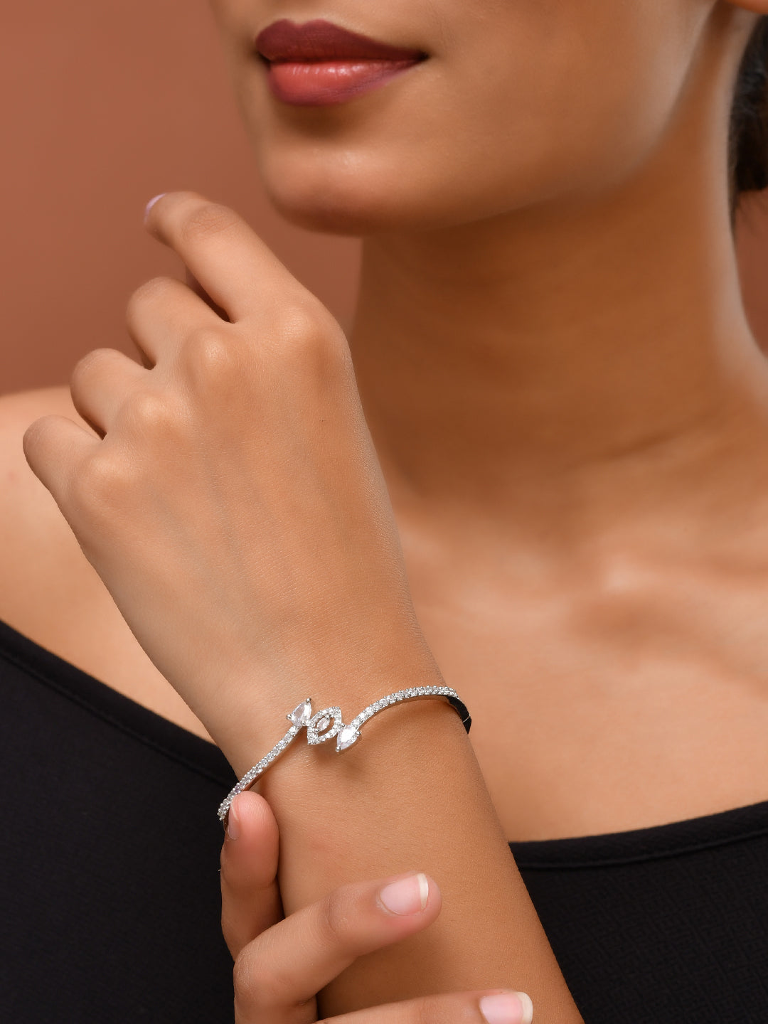 American Diamond Bracelet For Women & Girls | Ethnic Kada