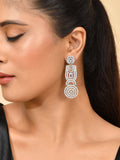 American Diamond Long Earrings | Party & Bridal Accessorie