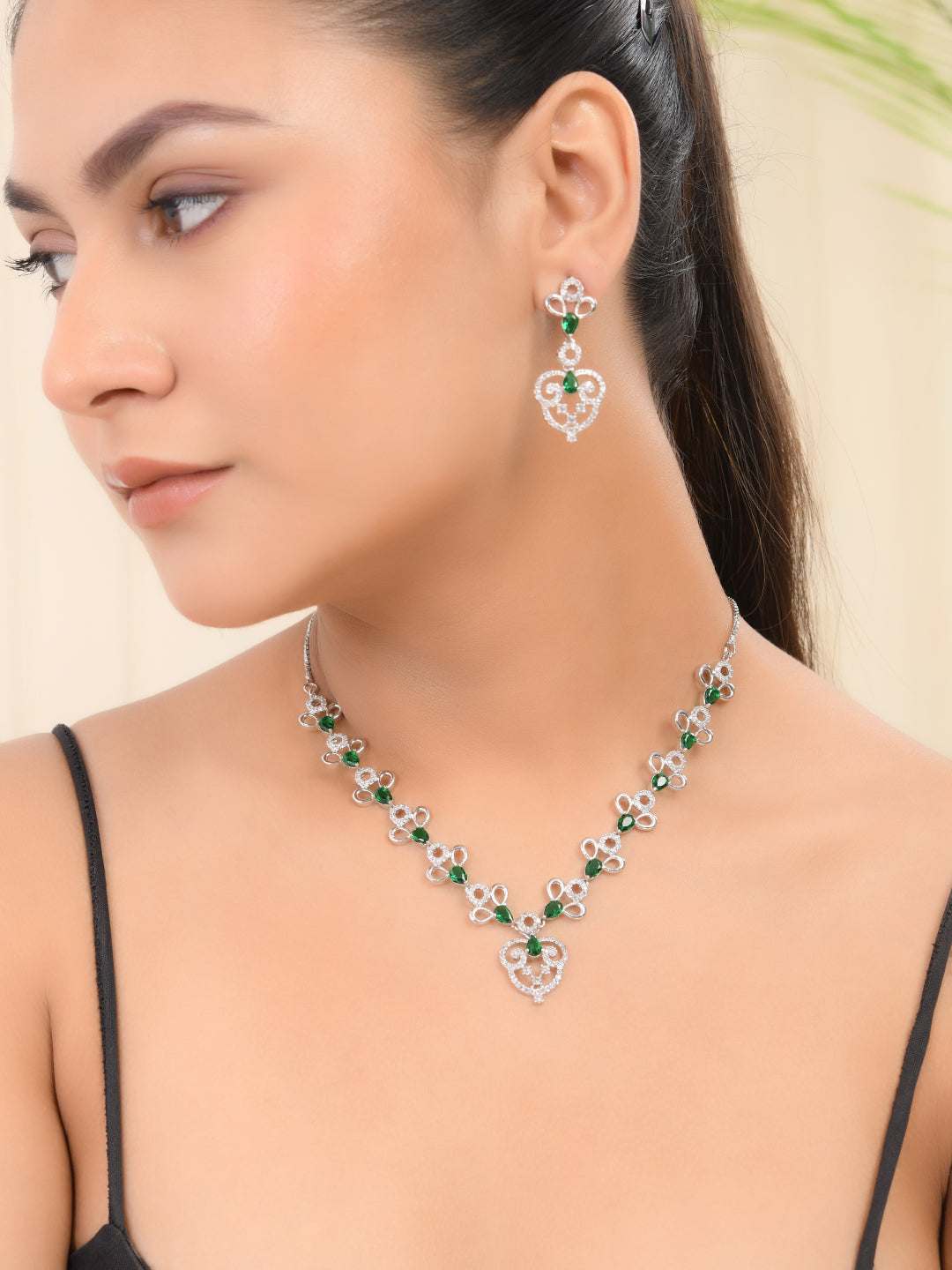 American Diamond Jewellery Set For Women | Wedding Jewellery