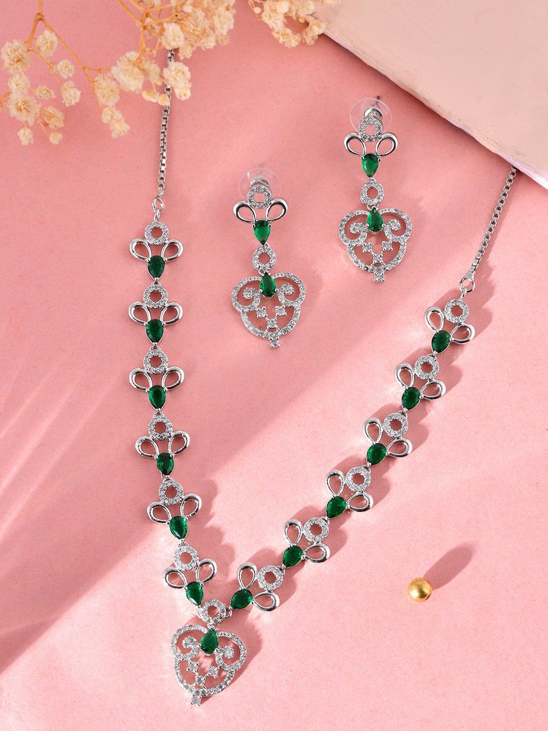 American Diamond Jewellery Set For Women | Wedding Jewellery