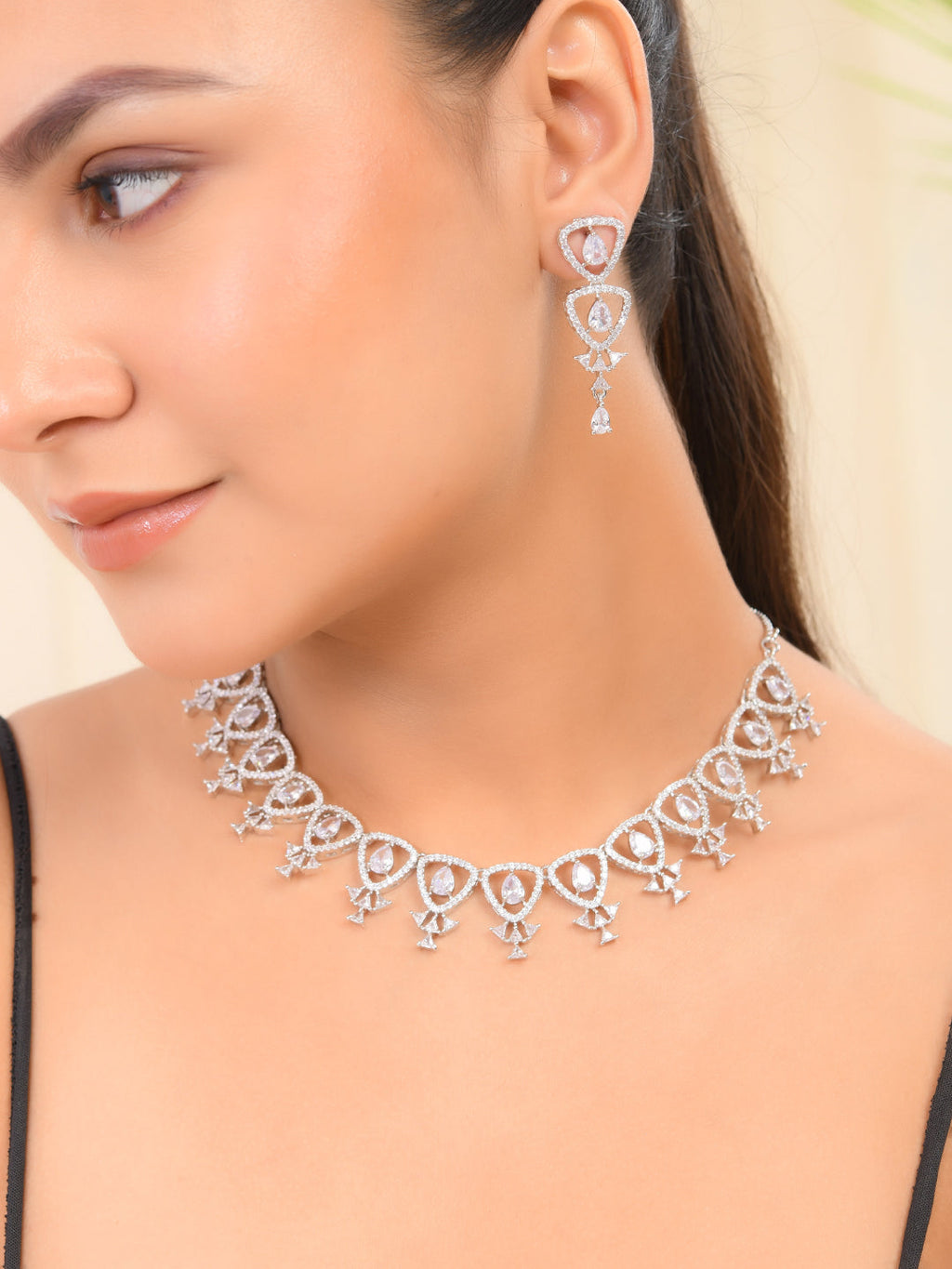 American Diamond Jewellery Set For Women | Party Wear Jewellery