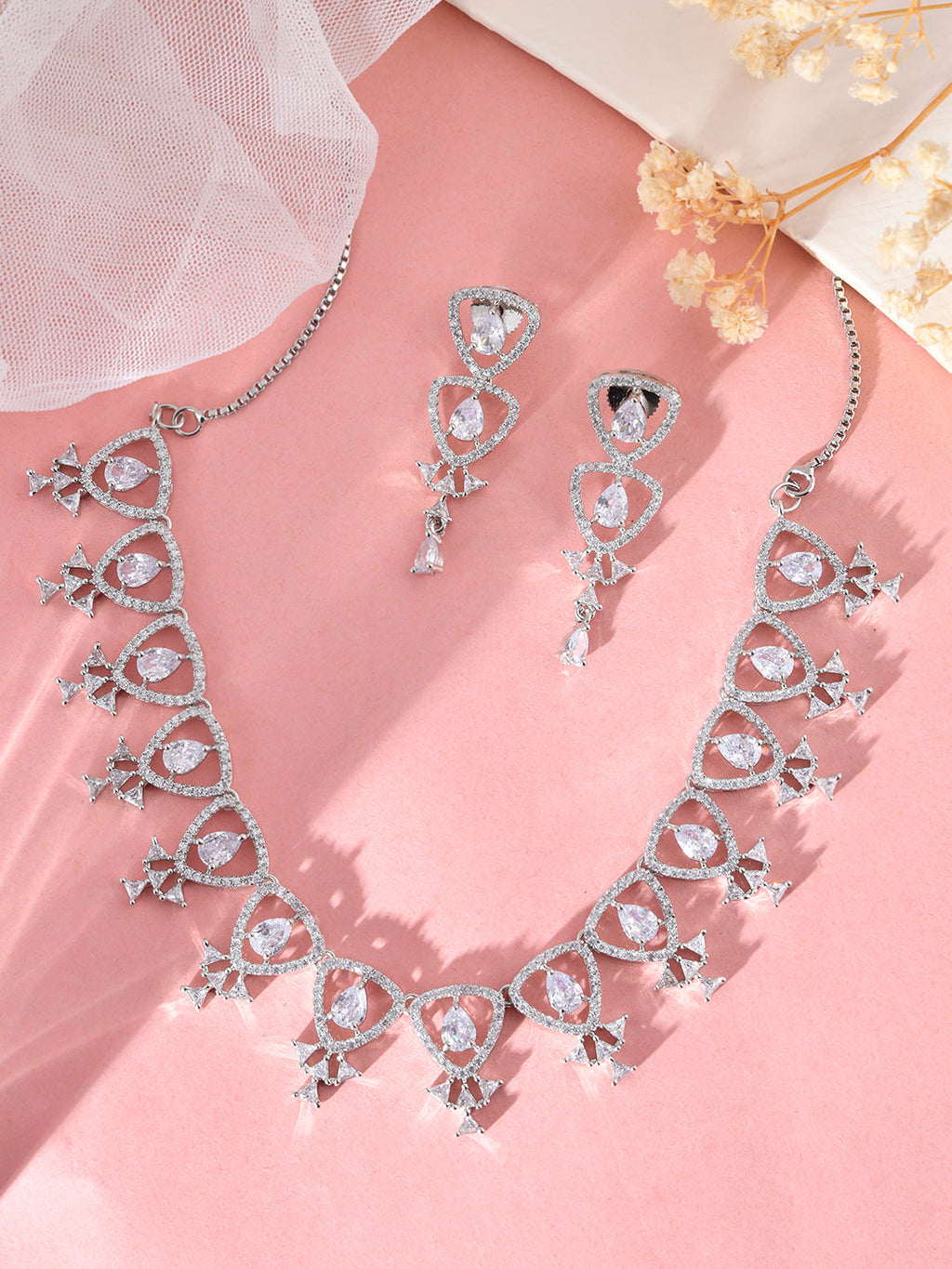 American Diamond Jewellery Set For Women | Party Wear Jewellery