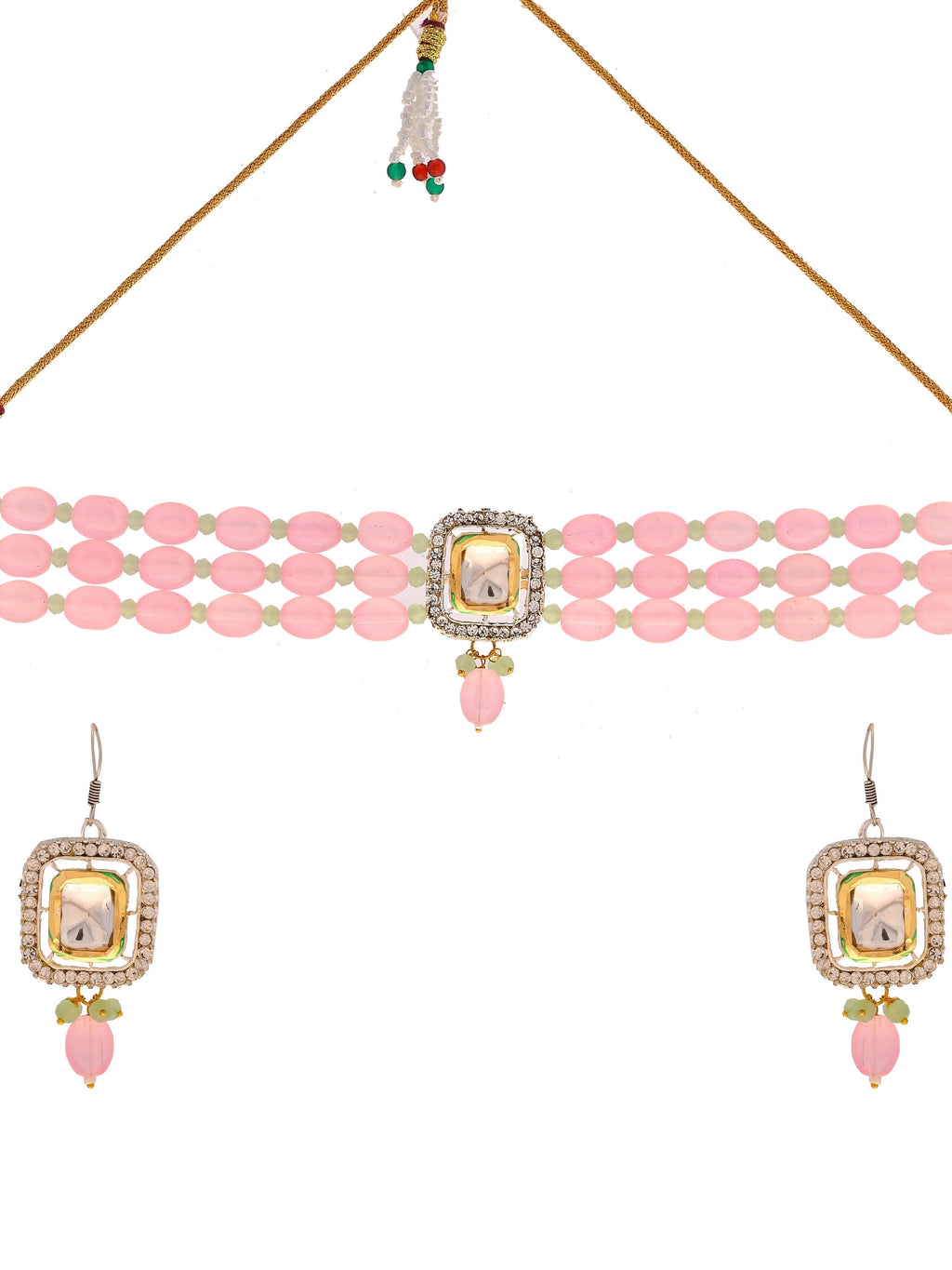 Kundan Choker Jewellery Set | Pearl Jewellery Set For Women