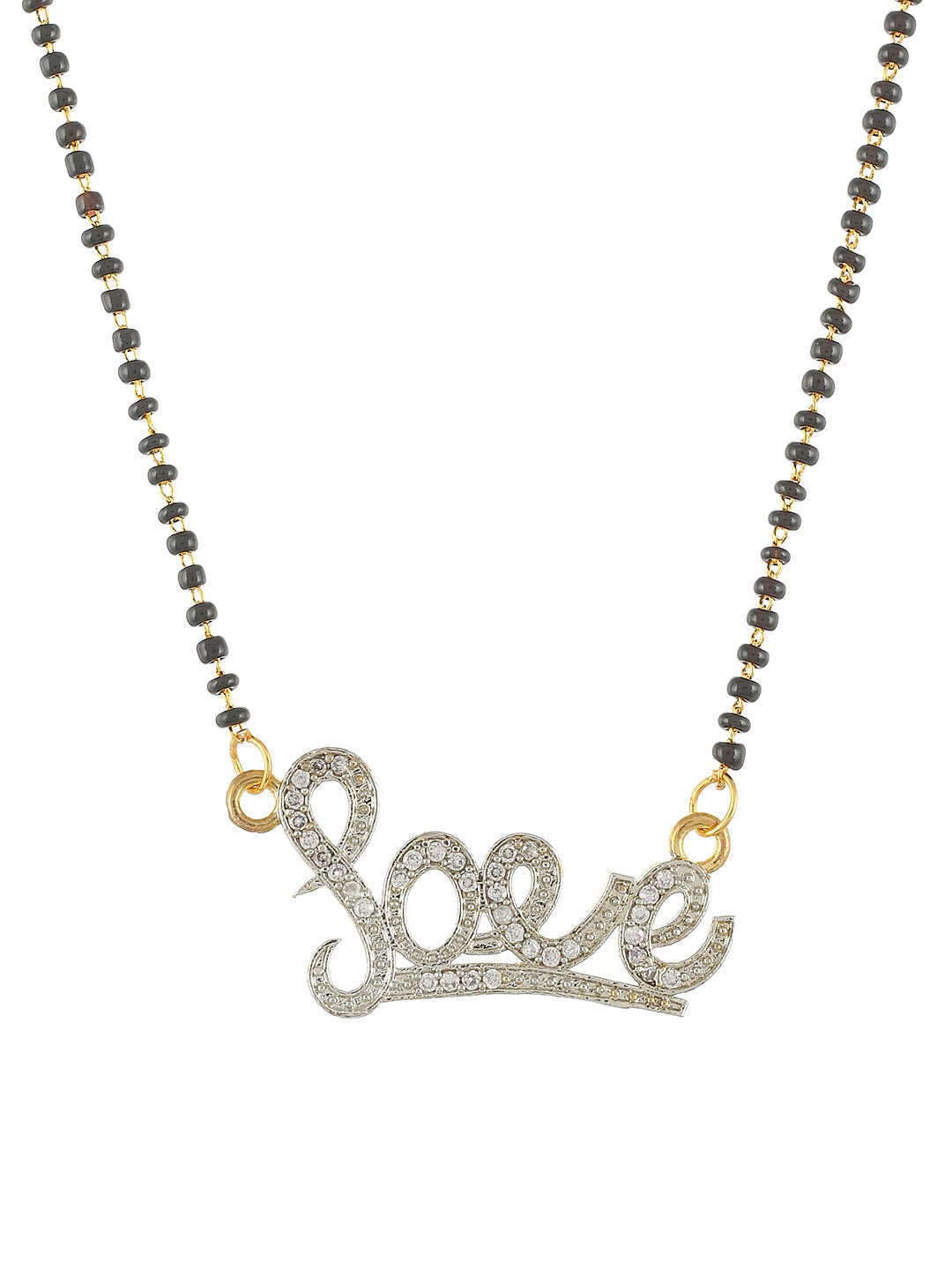 American Diamond Indian Tradition Mangalsutra For Women